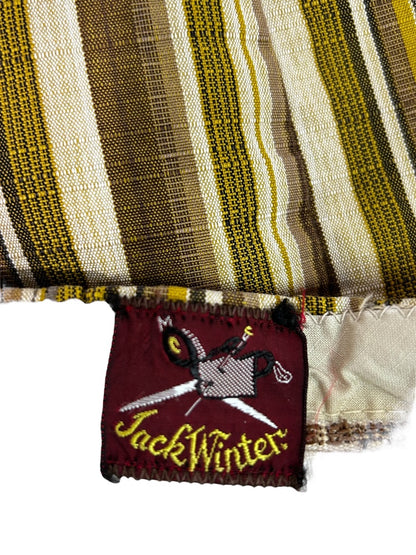 Jack Winter Women's Vintage 1960s Striped Shorts Pockets Retro