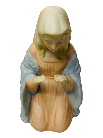 Lefton 1983 Mary The Christopher Collection Nativity Figure No Box 4.5" 00350 Pastel