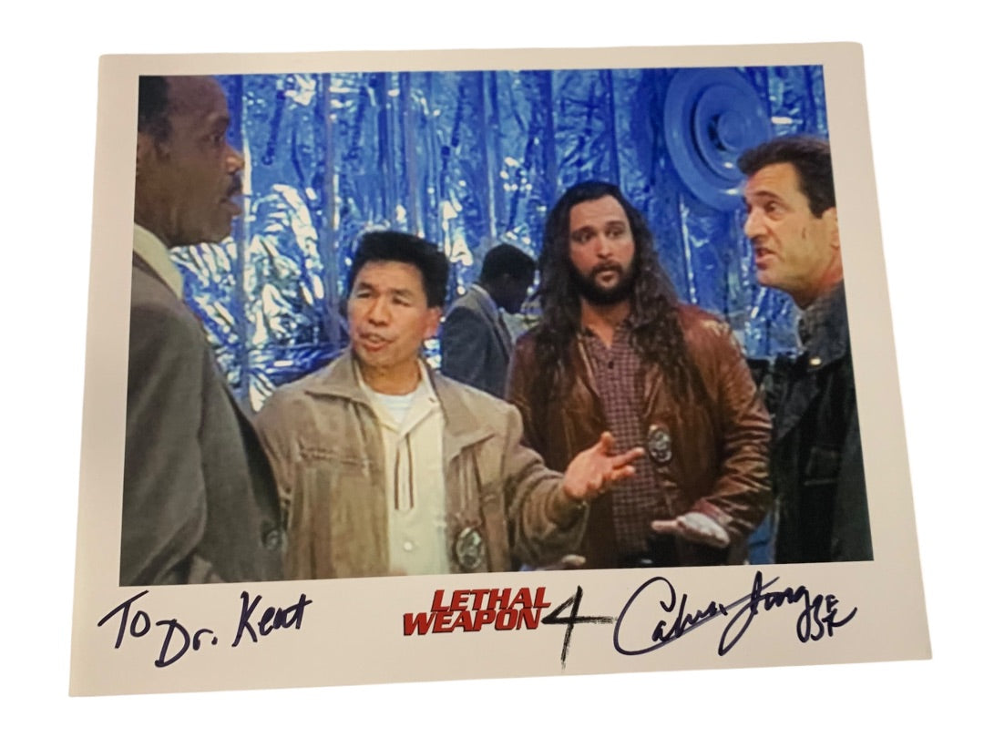 Signed Calvin Jung 8x10 Photo Lethal Weapon 4 Personalized Autograph