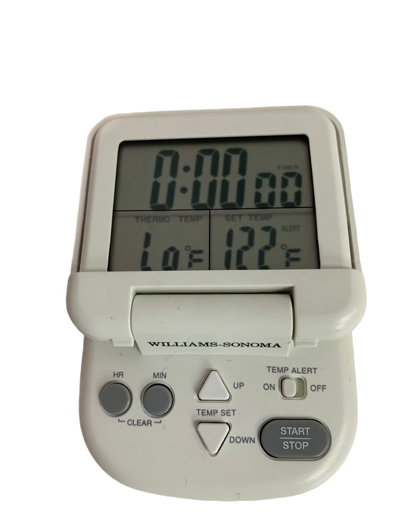 Williams Sonoma Vintage 1990s Digital Cooking Thermometer Timer Working