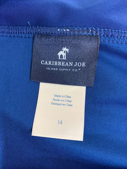 Size 14 Caribbean Joe Womens New 2 Piece Swim Suit Blouson