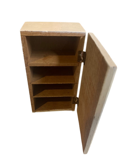 Vintage Wooden Miniature Dollhouse 1:12 Kitchen Farmhouse Set