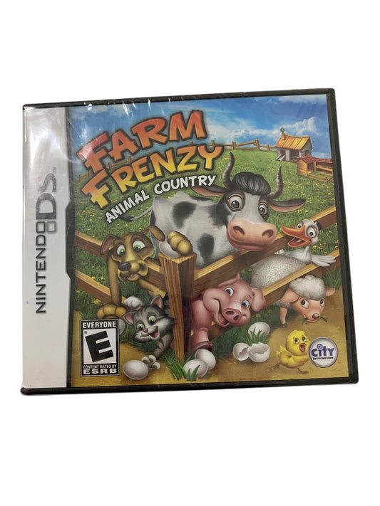 Farm Frenzy: Animal Country Nintendo DS Sealed Game Rated Everyone