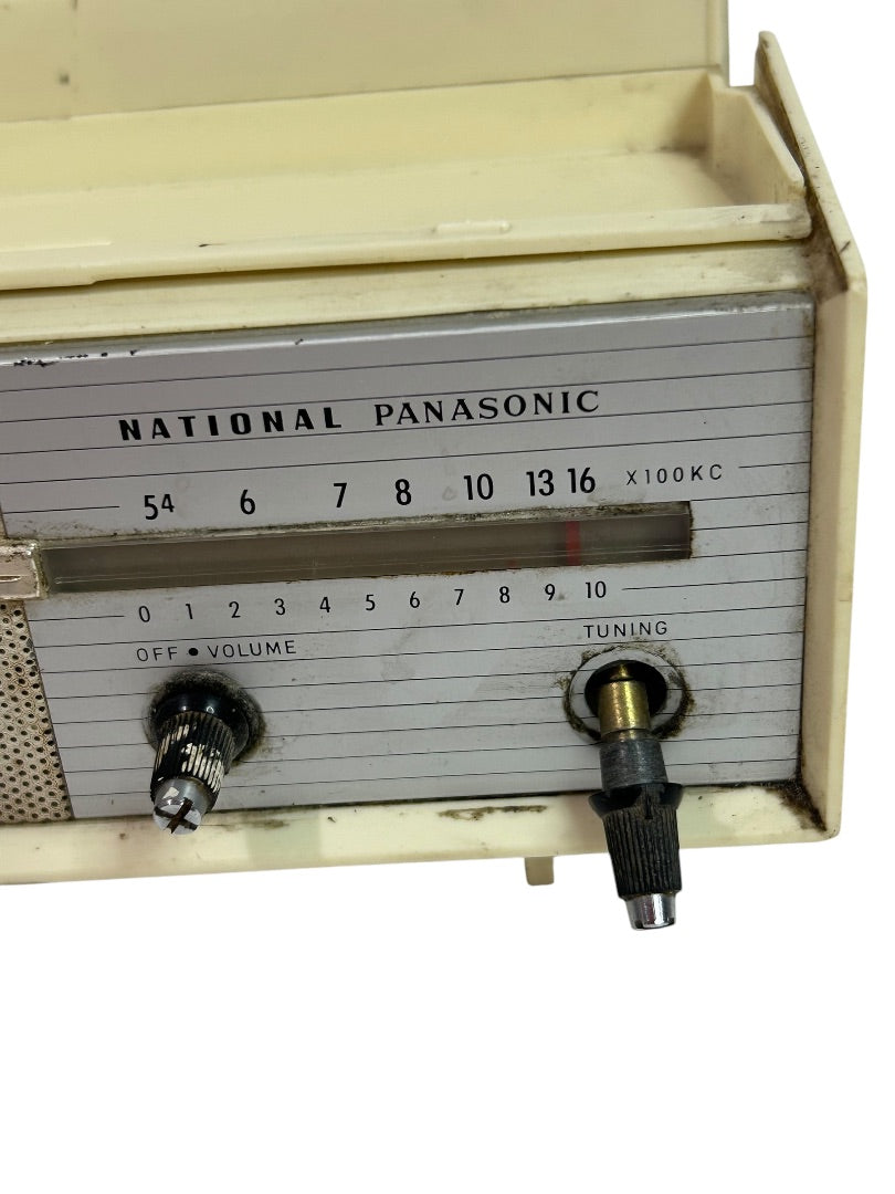 Vintage National Panasonic Model R-8 6 Mini Console AM Radio Salvage For Parts