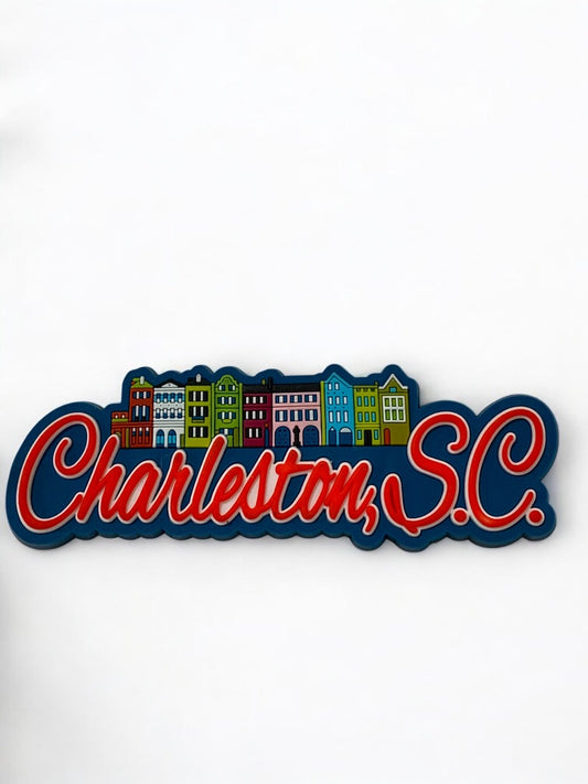 Souvenir Magnet Charleston South Carolina PVC Dimensional 4.75 Inch