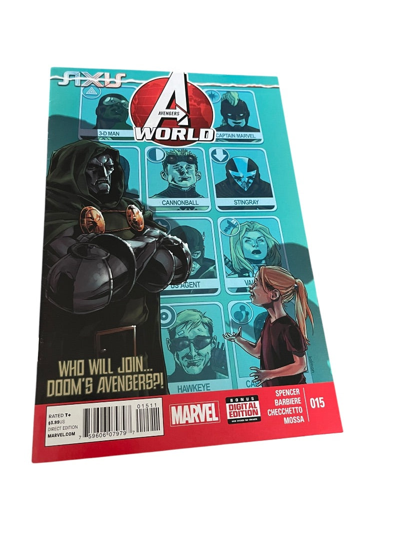 Marvel AXU Avengers World 015  Spencer Barbiere Checchetto Mossa