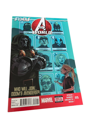 Marvel AXU Avengers World 015  Spencer Barbiere Checchetto Mossa
