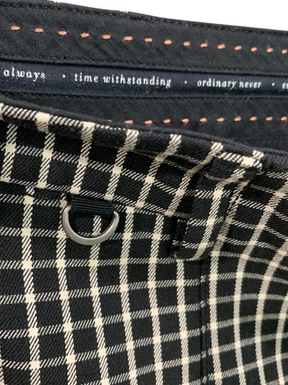 Size 12 Anthropologie Womens The Essential Slim Black White Crop Pants