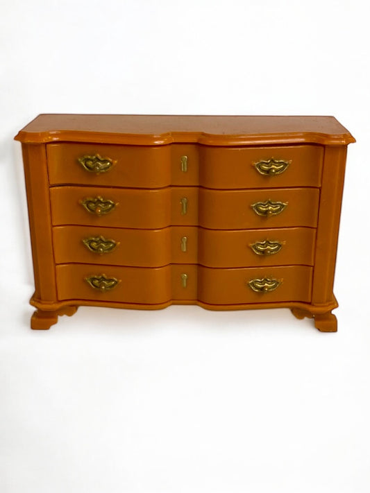 1960s Marx Little Hostess Dollhouse Miniature Chest of Drawers 1:18 Bureau
