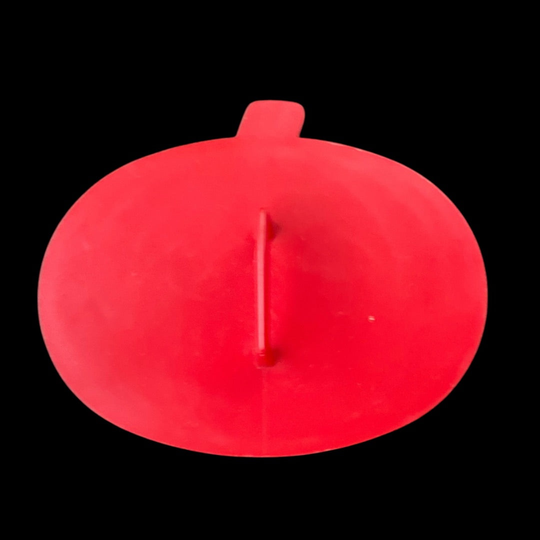 Tupperware 1970s Red Plastic Cookie Cutter USA Pumpkin Halloween Jack-o-Lantern