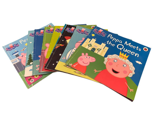 Peppa Pig Set of 9 Paperback Books Ladybird Books