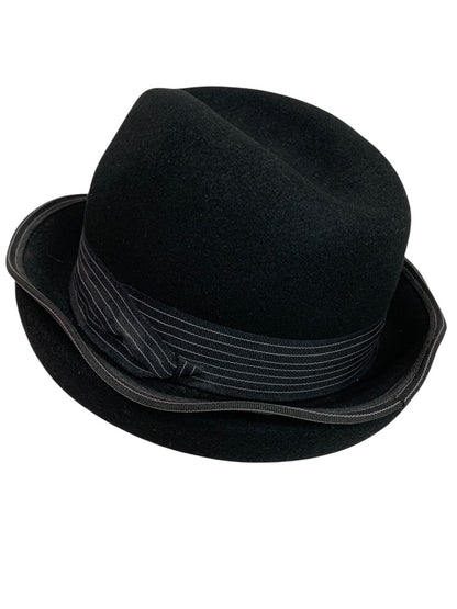 One Size Brooklyn Industries Womens Black Hat Ribbon Band Wool