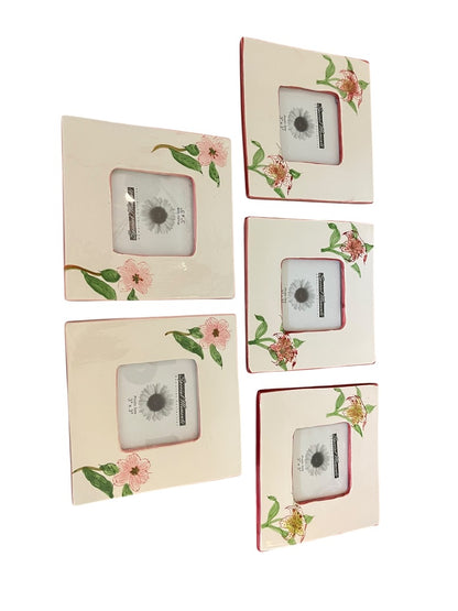 Set of 6 Picture Photo Frames 6" x 6" Tradewinds Bay Botanicals