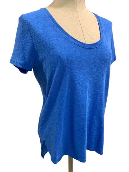 Medium Tommy Bahama Royal Blue Womens Tunic Tshirt Hi Lo Hem