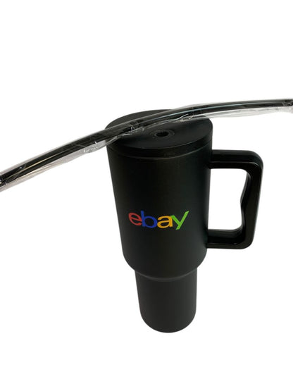 eBay 40 Oz Stainless Steel Insulated Tumbler Black Company Logo eBay 10.5” New