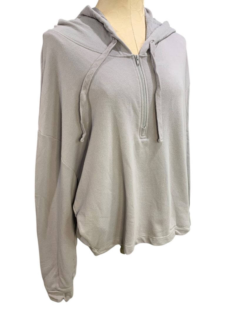 XXL Fabletics Womens 1/4 Zip Hoodie Sweatshirt Lavender Soft