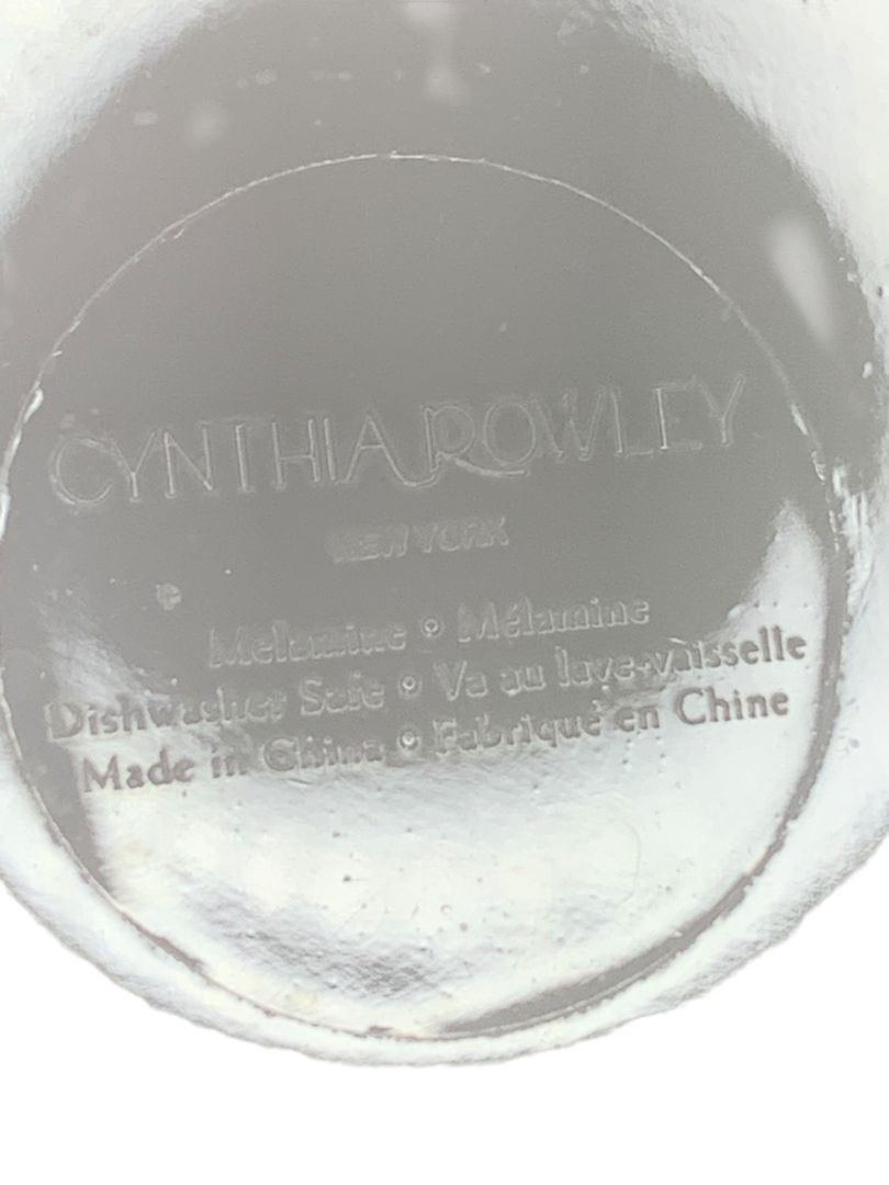 Cynthia Rowley New York Melamine Bowls 6" Set of 3