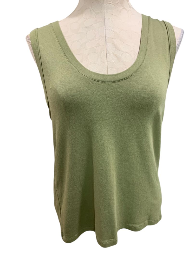 Size XXL a new day Womens Olive Green Tank Top Shirt Soft