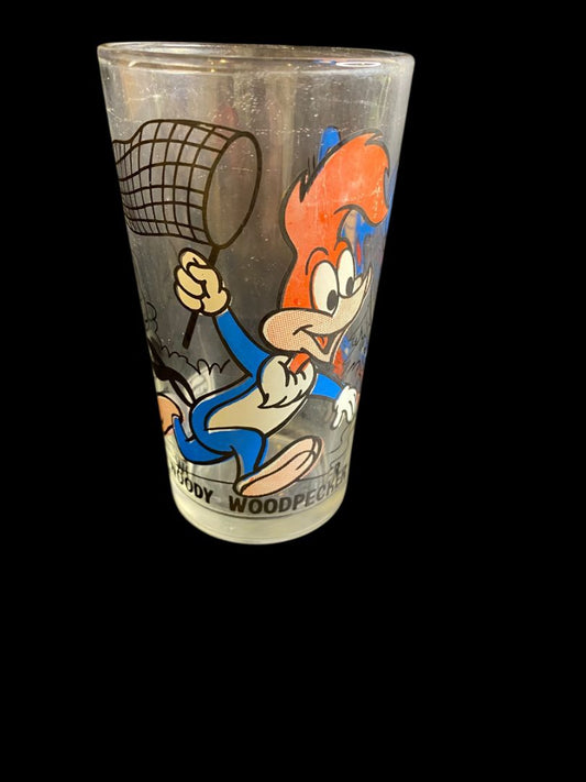 Vintage 1970s Pepsi Collector Series Walter Lantz Woody Woodpecker Drinking Glass