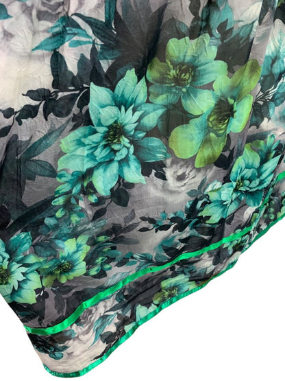 Size 3X Angel Heart Boutique Womens Green Sheer Off Shoulder Blouse