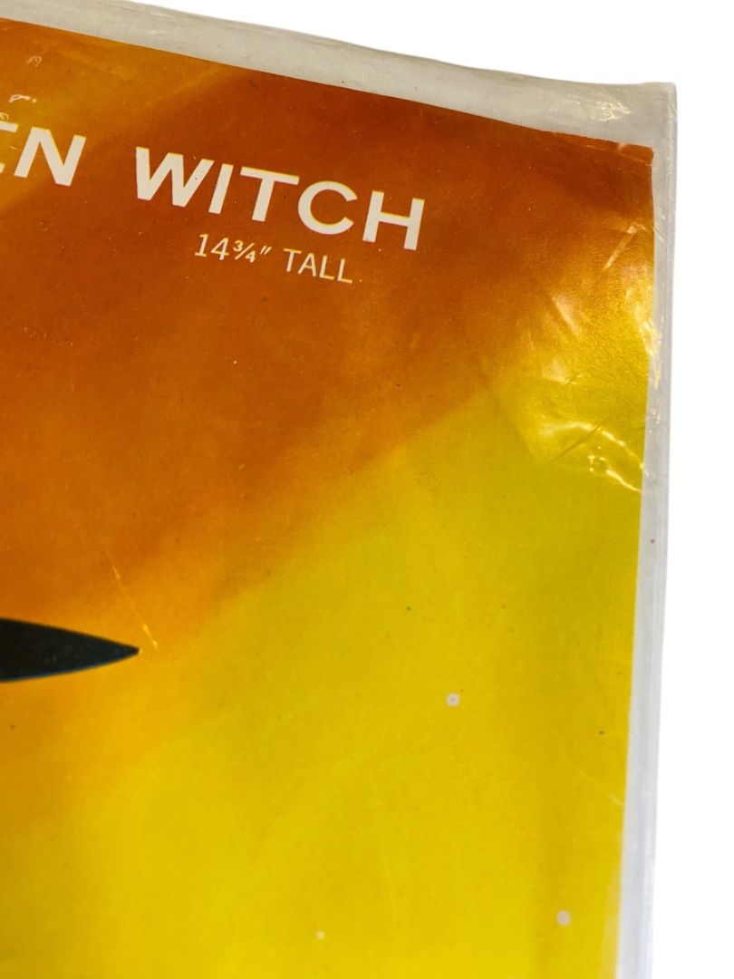 Vintage Dennison Halloween Witch Honeycomb Centerpiece 14.75" 83-603