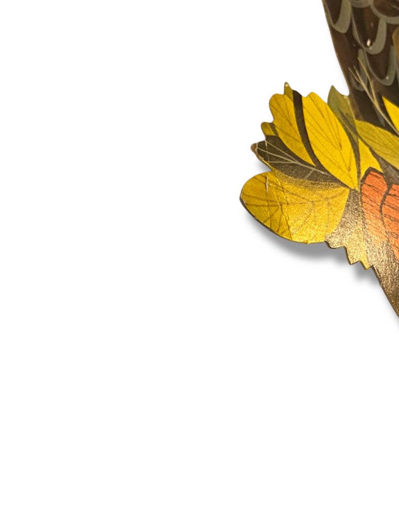 Vintage Cutout Owl Eureka USA Halloween Fall 10"