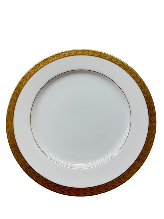 Sango Royalty Pattern White Gold Trim Bread Plate 7 3/4" 1970s