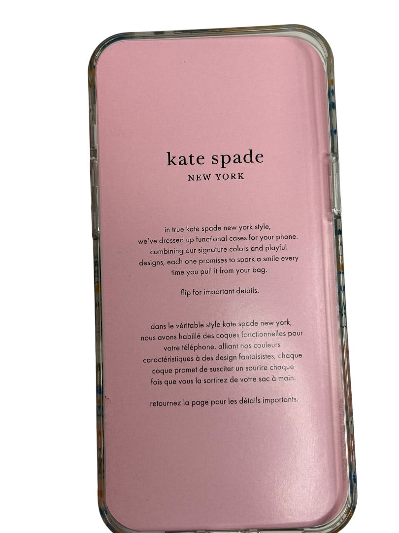 Kate Spade New York Hardshell Protective Case for iPhone 14 Pro Plus Multicolor Floral Magsafe