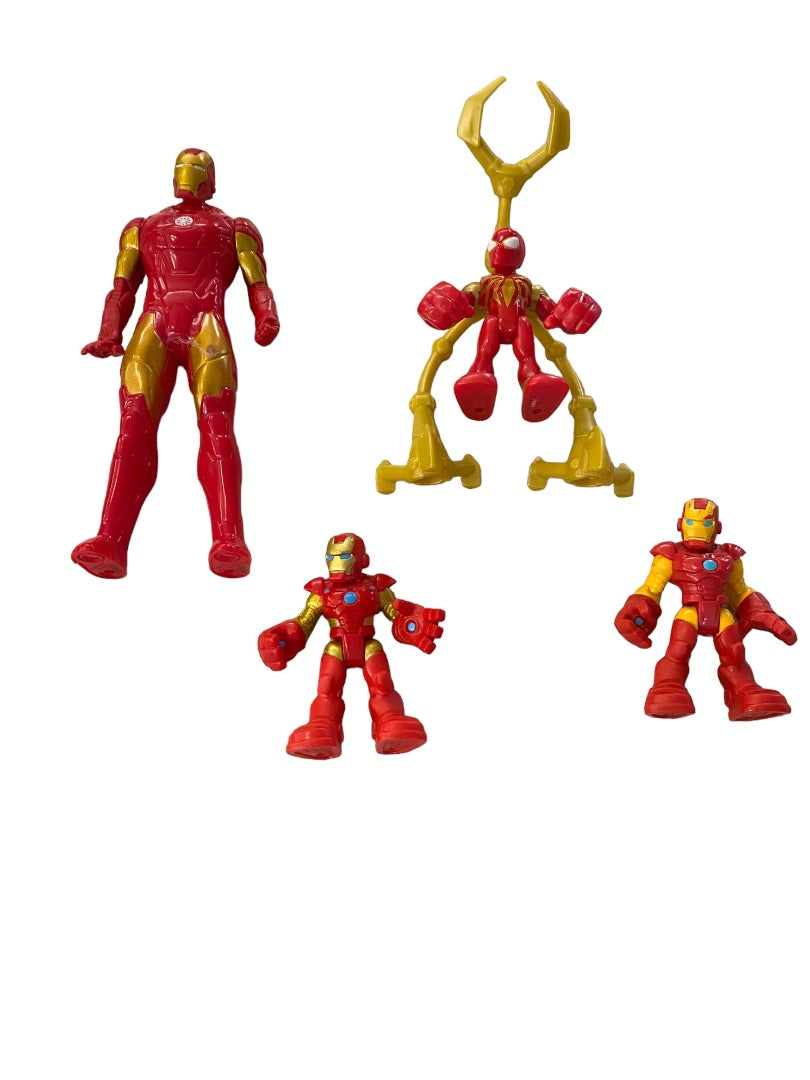 Assorted Iron Man Spiderman Action Figure Toys 2.2"-6" Plastic Super Hero