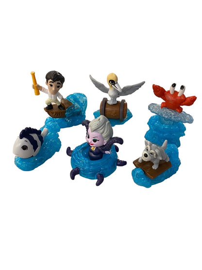 McDonalds Disney The Little Mermaid  Set of 6  Rolling Toys