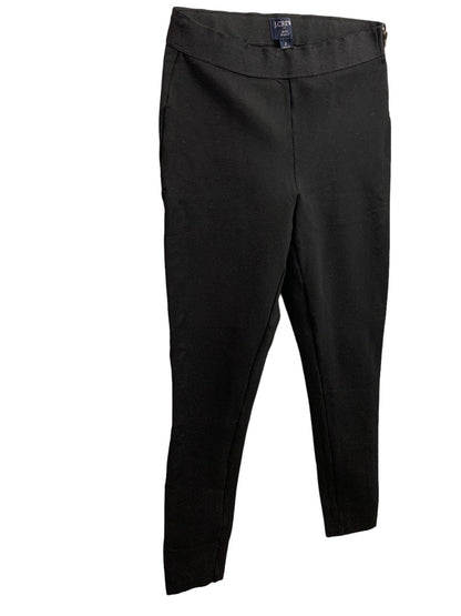 Size 2 J.Crew Womens Black Gigi Pants  Size Zip Ponte Knit H4101