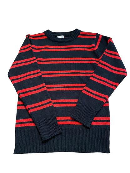 Size 12/14 Urban Extereme Titanium Edition Boys Black Red Striped Pullover Sweater