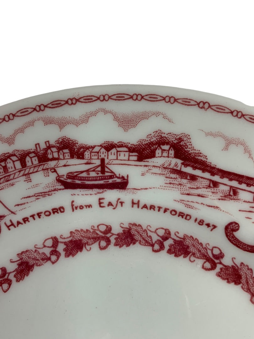 Scammell Lamberton Hartford Transferware Plate 6.5 Inch Vintage