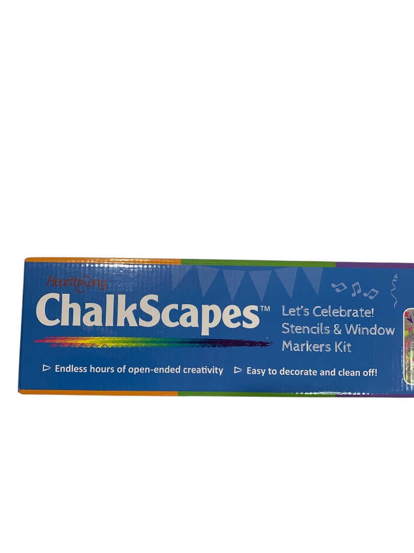 Hearthsong ChalkScapes Stencils and Window Maker Kit 9 Piece New