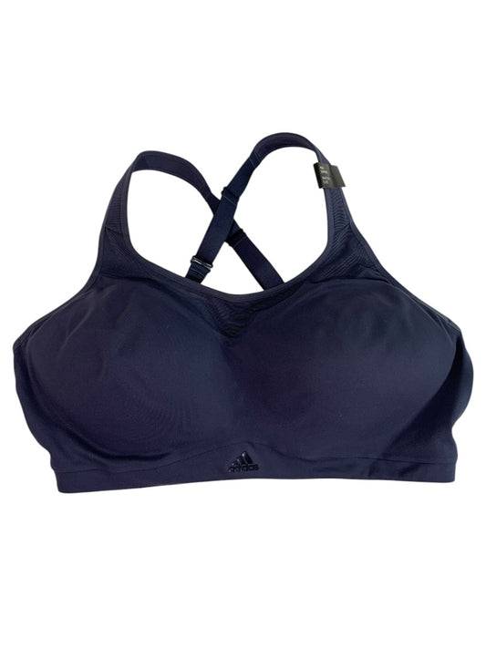 XLDD Adidas New TLRD Impact High Support Bra Navy Blue HF2298