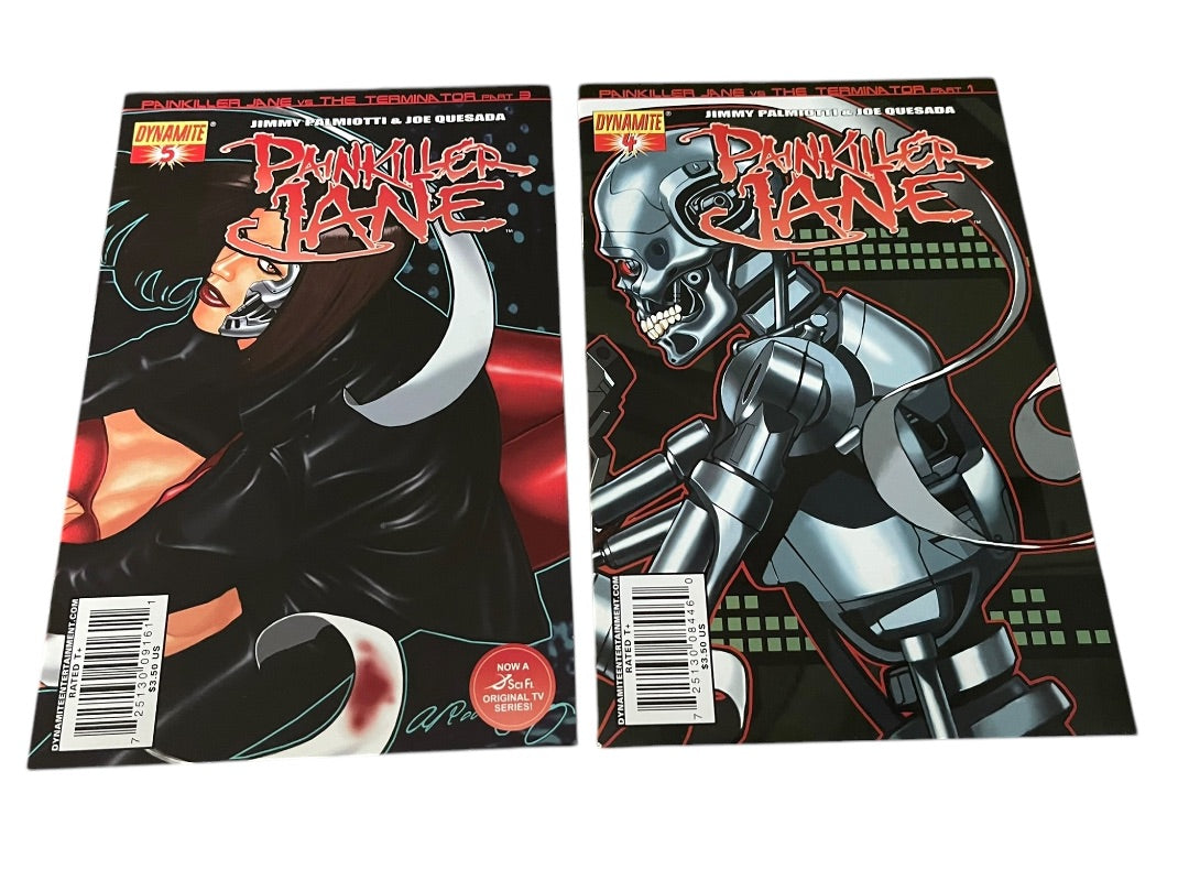 Dynamite Painkiller Jane #4 & 5 Jimmy Palmiotti & Joe Quesada