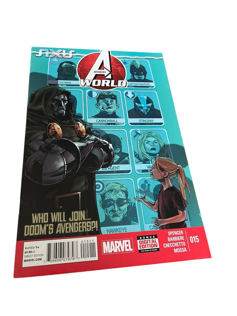 Marvel AXU Avengers World 015  Spencer Barbiere Checchetto Mossa
