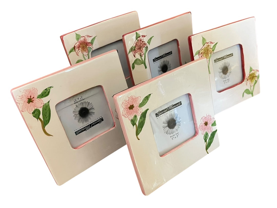 Set of 6 Picture Photo Frames 6" x 6" Tradewinds Bay Botanicals