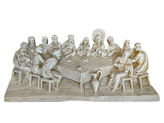 Last Supper Jesus Christ Dimensional Plastic Resin Wall Hanging Vintage