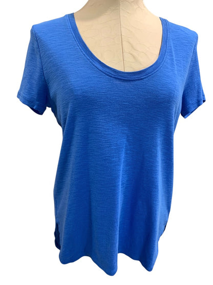 Medium Tommy Bahama Royal Blue Womens Tunic Tshirt Hi Lo Hem