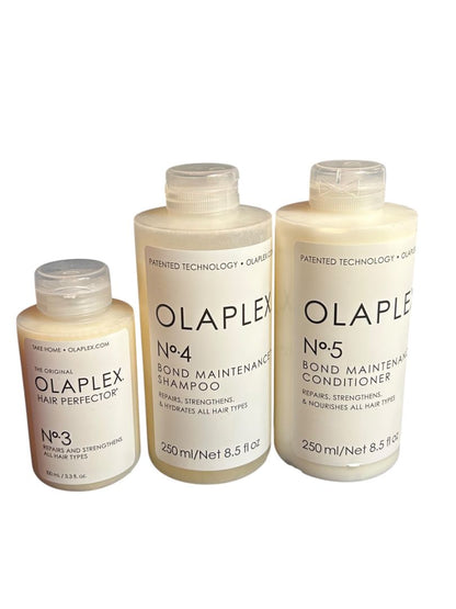 New Olaplex Set of No. 3 4 & 5 Perfector Shampoo and Toner