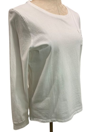 Medium Vineyard Vines Womens New Candy Cane Whale Long Sleeve Tshirt