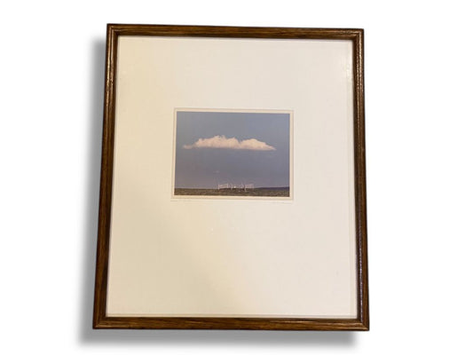 Signed Bill Coleman Matted Framed Amish Country Photo #155