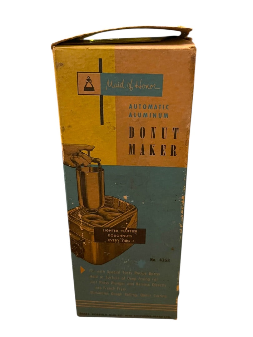 Maid of Honor Automatic Aluminum Donut Sears Robuck and Co. Maker No. 4358