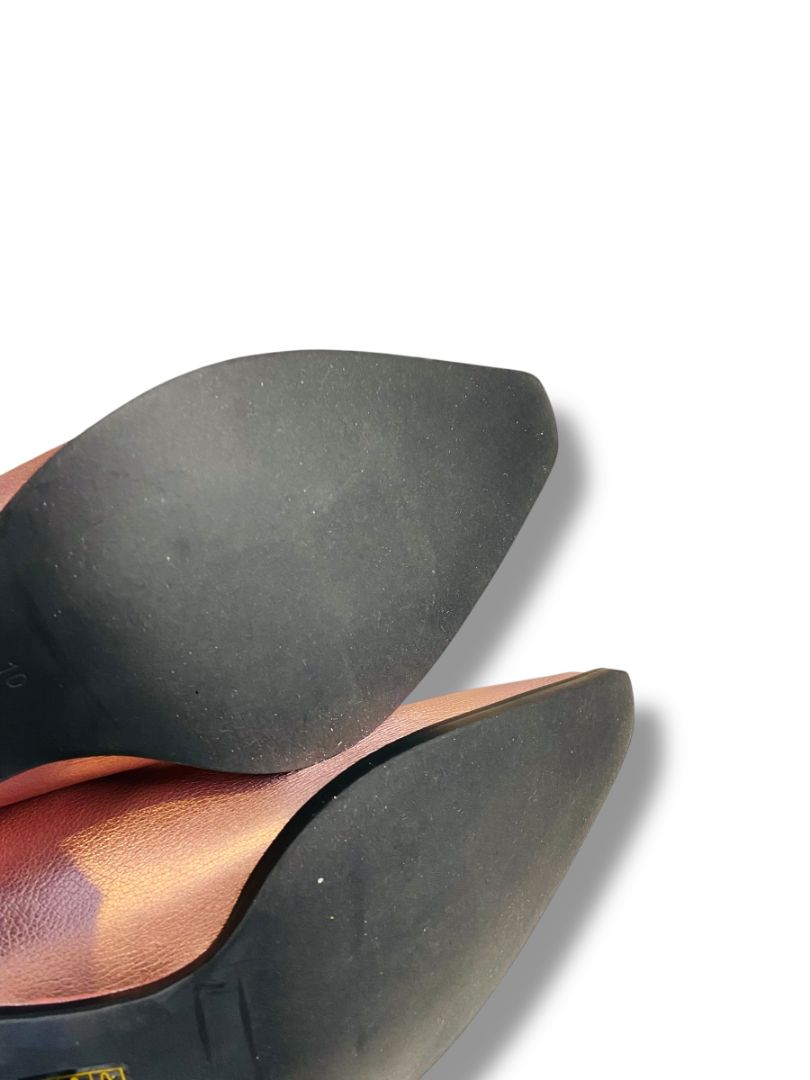 Size 10 Jeffrey Campbell Free People Womens Dagget Pink Champagne Western Boots