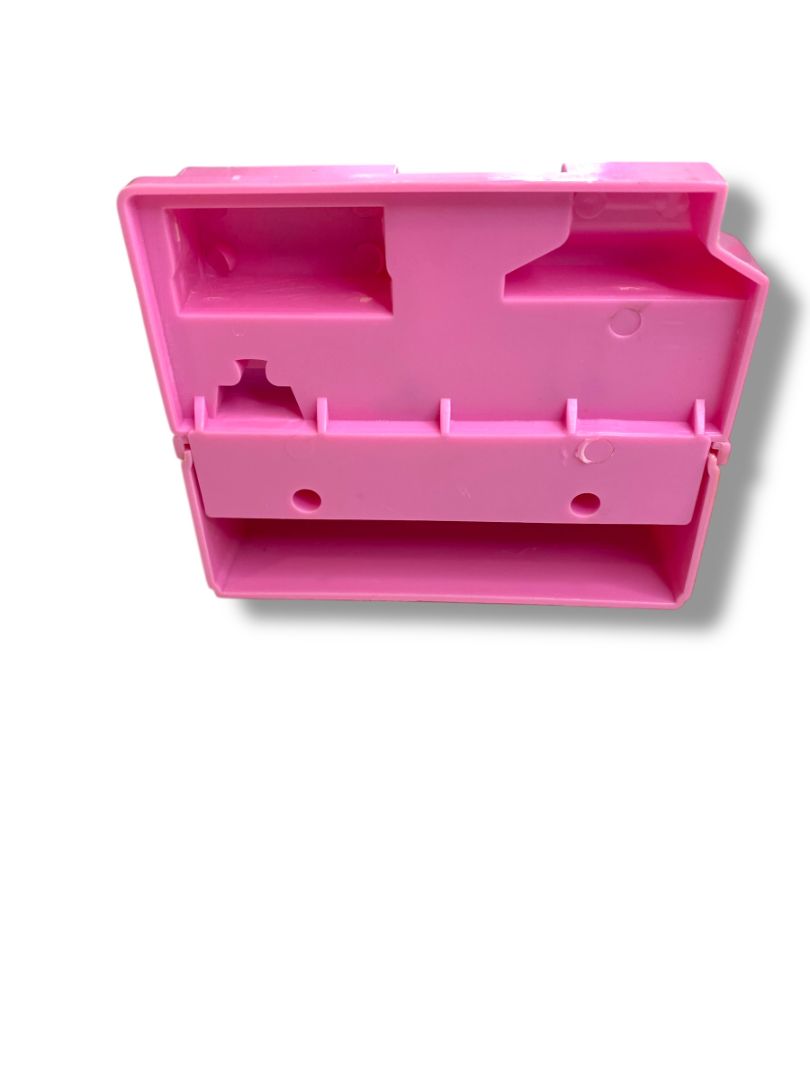 Dollhouse Miniature Pink Kitchen Sink Oven Microwave 3.75"l x 3"h