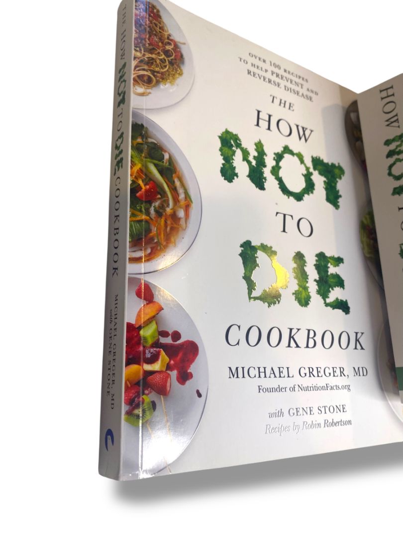 Set of How Not to Die Book and Cookbook Michael Greger Gene Stone