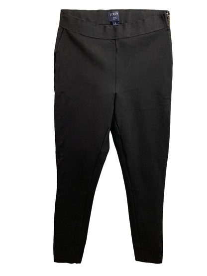 Size 2 J.Crew Womens Black Gigi Pants  Size Zip Ponte Knit H4101