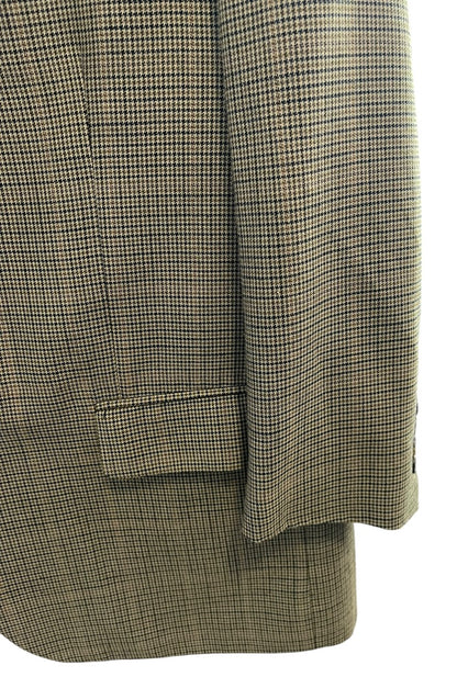 44 Short 44S Joseph & Feiss 2 Button Mens Sport Coat Jacket Brown Houndstooth