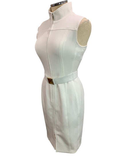 Size 4 Tommy Hilfiger Classic Scuba Dress Ivory TD6S1A9A